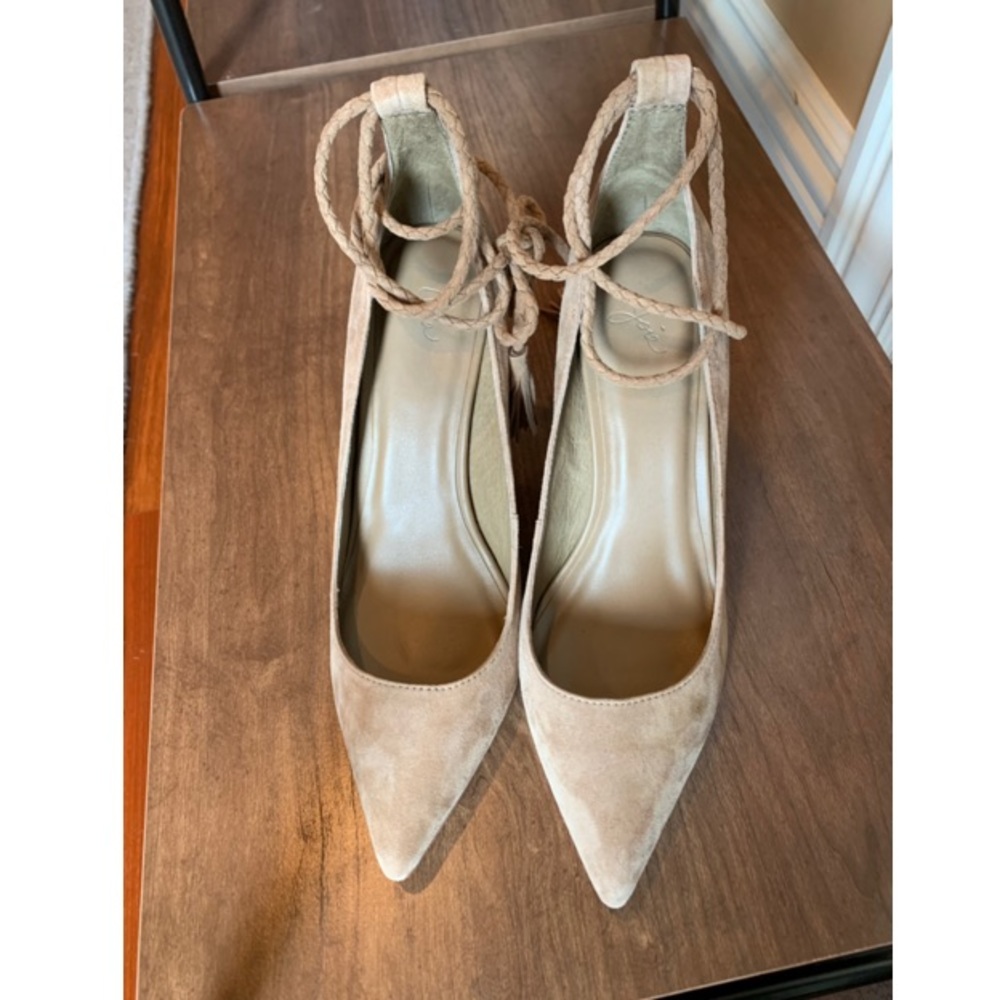 Joie Angelynn Tan Suede Dress Pump, Sz 8.5 - Picture 2 of 8